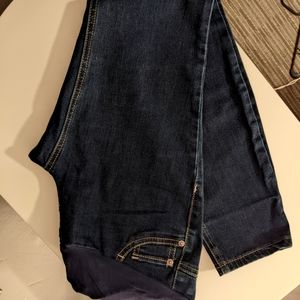 Maternity Jeans, Dark Blue, XS